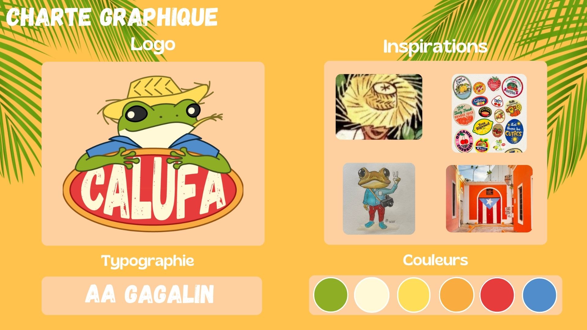 Charte graphique Calufa